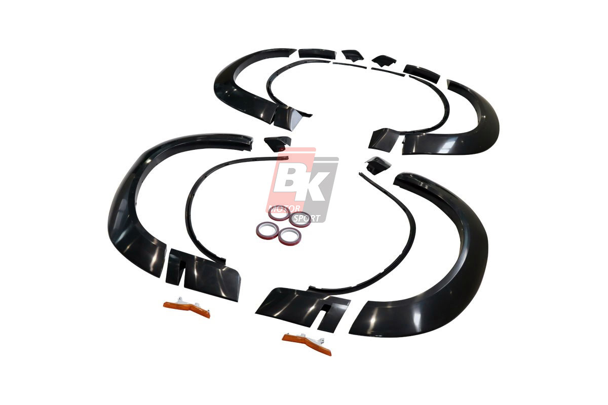 BKM Upgrade SRT Style Front Bumper Set with Wide Fender Extensions, fits Dodge Challenger 15-23 BKM Upgrade SRT Style Front Bumper Set with Wide Fender Extensions, fits Dodge Challenger 15-23