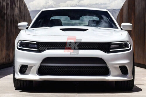 BKM Upgrade to SRT Hellcat Style Front Bumper, fits Dodge Charger 15-23