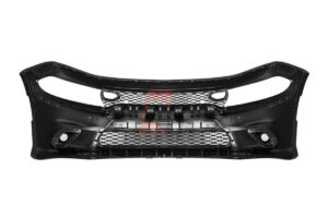 BKM Upgrade to SRT Hellcat Style Front Bumper with Foglight Holes, fits Dodge Charger 15-23