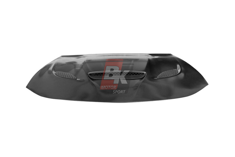 BKM Upgrade to SRT Hellcat Style (2021+) Aluminum Hood with 3 Vented Bezels, fits Dodge Charger 15-23 BKM Upgrade to SRT Hellcat Style (2021+) Aluminum Hood with 3 Vented Bezels, fits Dodge Charger 15-23