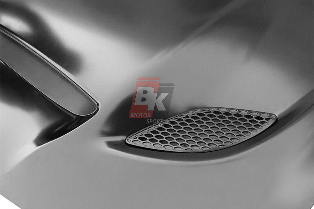 BKM Upgrade to SRT Hellcat Style (2021+) Aluminum Hood with 3 Vented Bezels, fits Dodge Charger 15-23 BKM Upgrade to SRT Hellcat Style (2021+) Aluminum Hood with 3 Vented Bezels, fits Dodge Charger 15-23