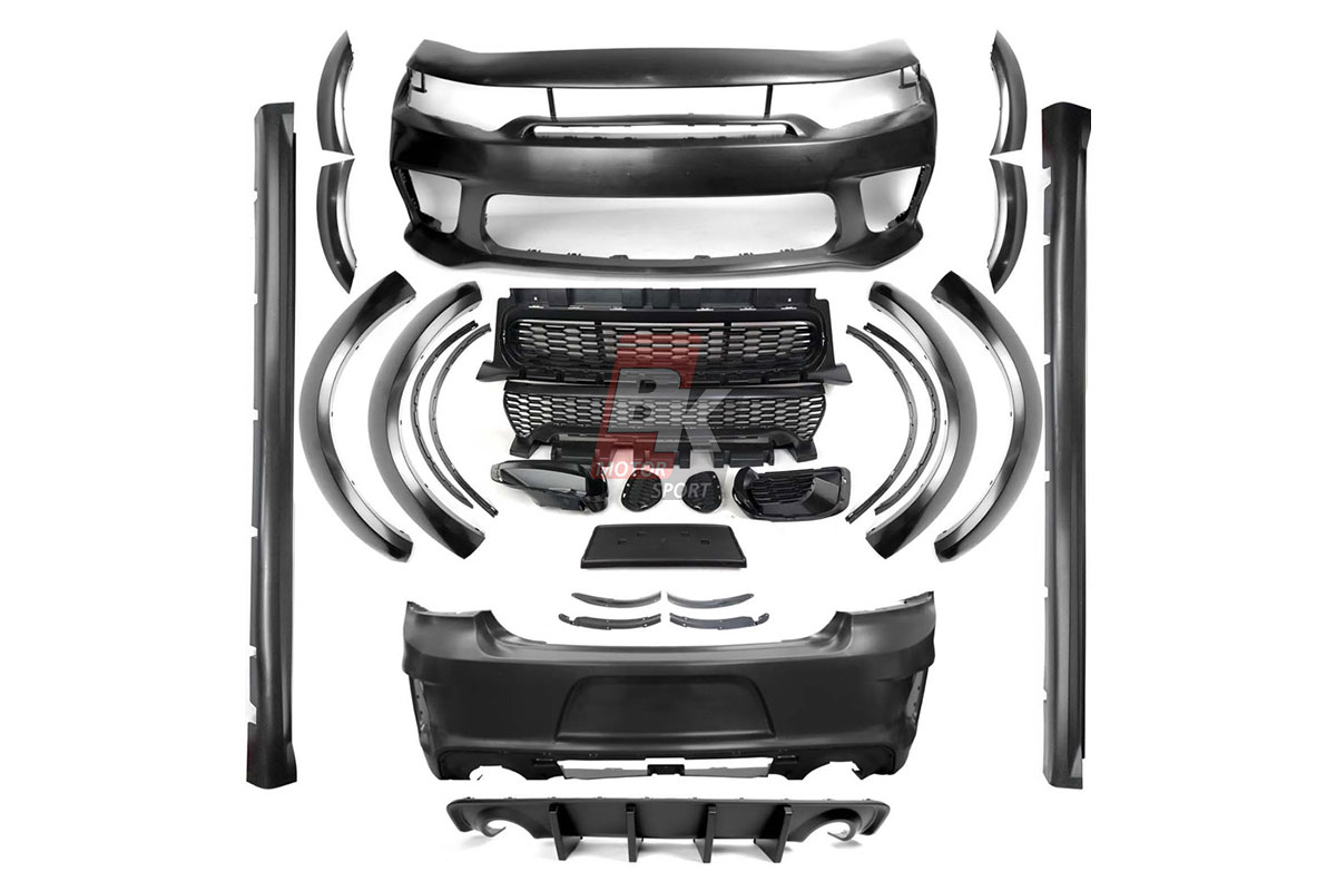 BKM Upgrade to SRT Hellcat Style Wide Body kit, fits Dodge Charger 15-23 BKM Upgrade to SRT Hellcat Style Wide Body kit, fits Dodge Charger 15-23