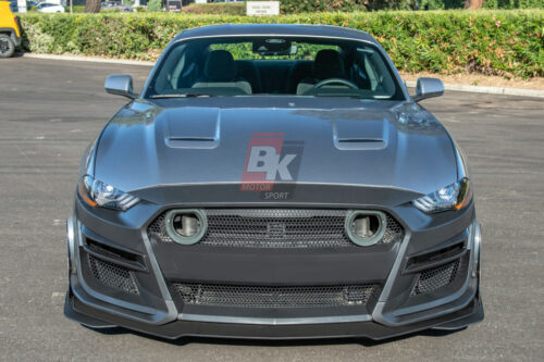 BKM Upgrade to GT500 Style Front Bumper Set with Grille Lamp Set, fits Ford Mustang 18-23 BKM Upgrade to GT500 Style Front Bumper Set with Grille Lamp Set, fits Ford Mustang 18-23