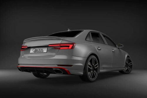 Caractere Rear Spoiler without Exhaust Tips, fits Audi A4 B9